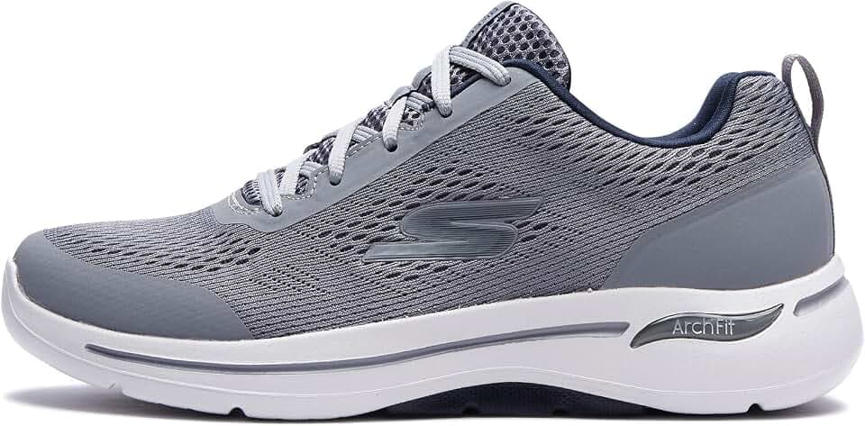 Skechers Men's Go Walk Arch Fit Mesh Lace-Up