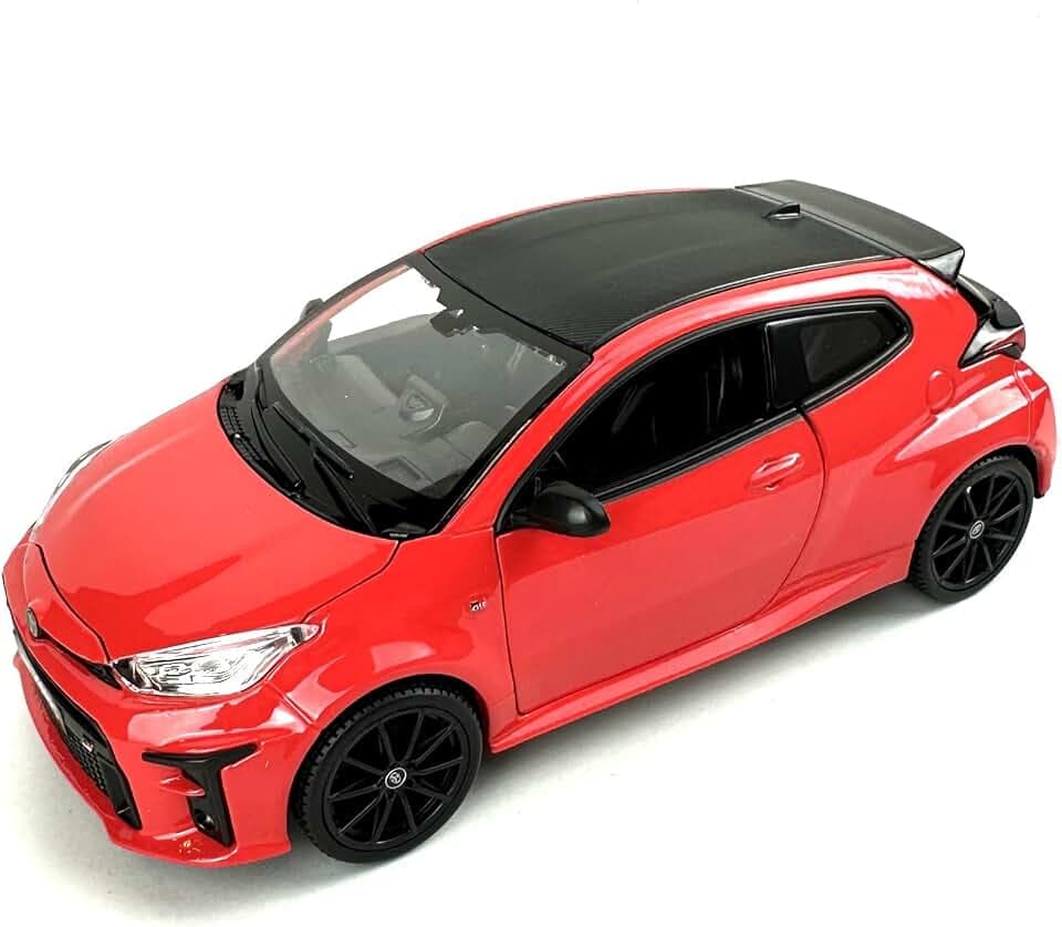 Maisto Toyota GR Yaris (2021) "Special Edition, weiß - Modellauto 1:24 Originalgetreues Sammlerauto Spielzeugauto mit beweglichen Lenkrad, Türen & Haube, ab 3 Jahren (532909)