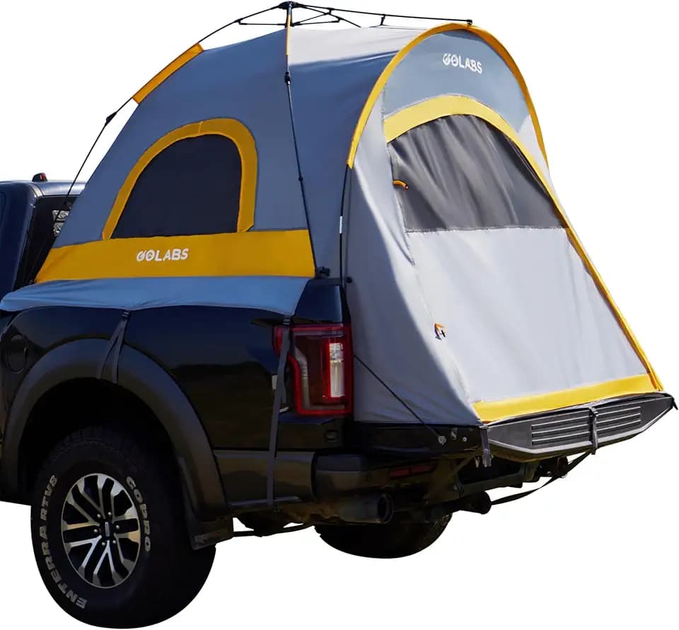 Golabs Truck Bed Tent, 5-6 Ft Camping Tent, Easy Setup by Pre-Attached Pole