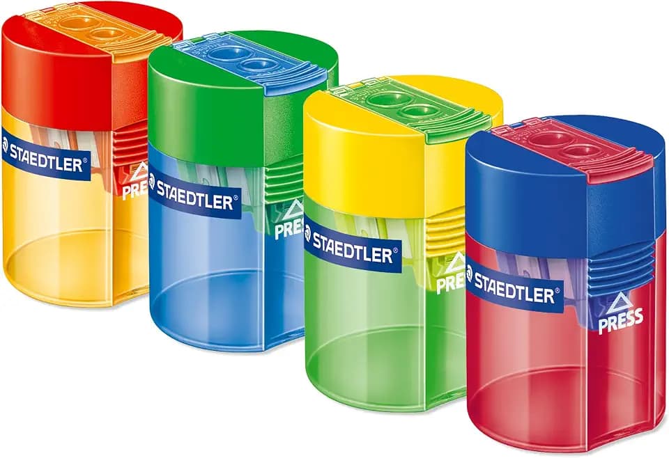 STAEDTLER 512 006 Doppelspitzdose 10 Stück farbig sortiert