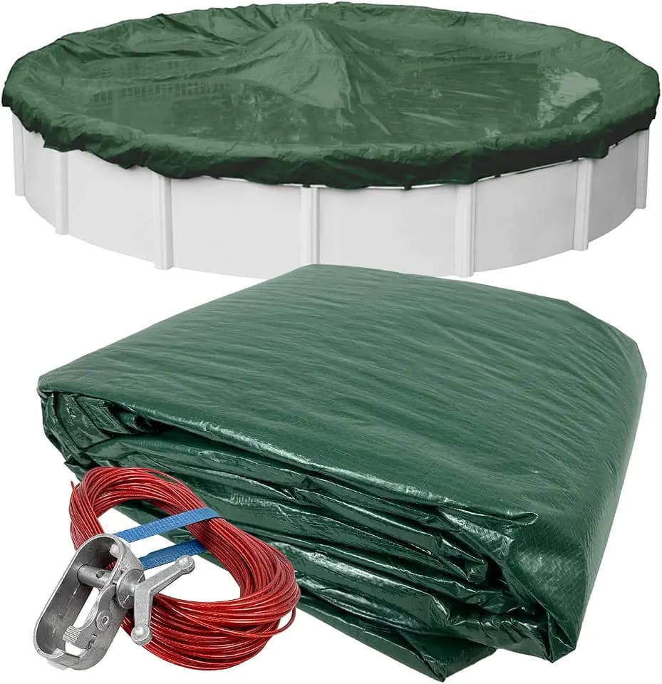 Pool Mate 30 ft Classic Dura-Guard Winter Pool Cover for Above Ground Pools