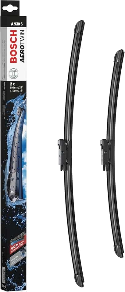 BOSCH Scheibenwischer Set Wischerblätter Set Vorne L1: 600mm L2: 475mm Flachbalkenwischblatt Kompatibel mit BMW 3 Touring E91 Pinch Tab für Rechtslenker 3 397 118 930