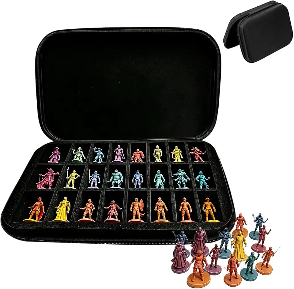 Storage Case for Collectible Figures,Hard EVA with Customizable Foam