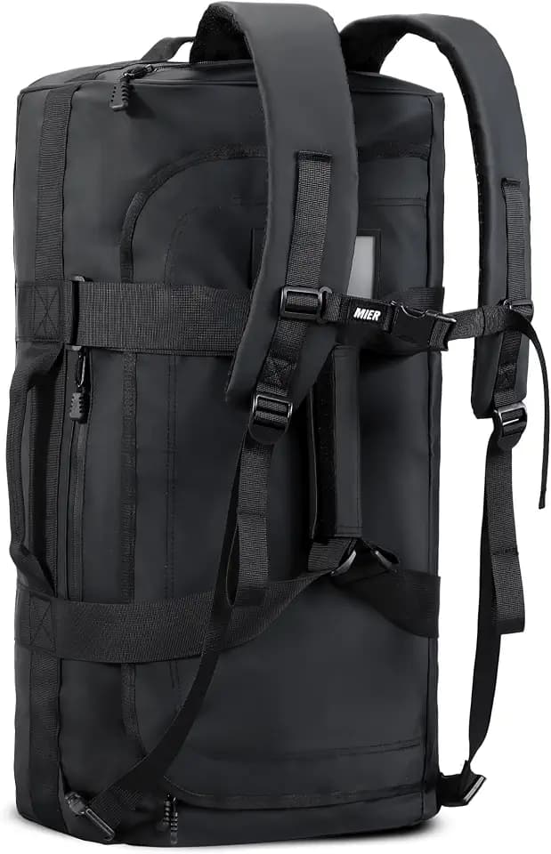MIER 40L/60L/90L Water Resistant Backpack Duffel, Heavy Duty Duffle Bags
