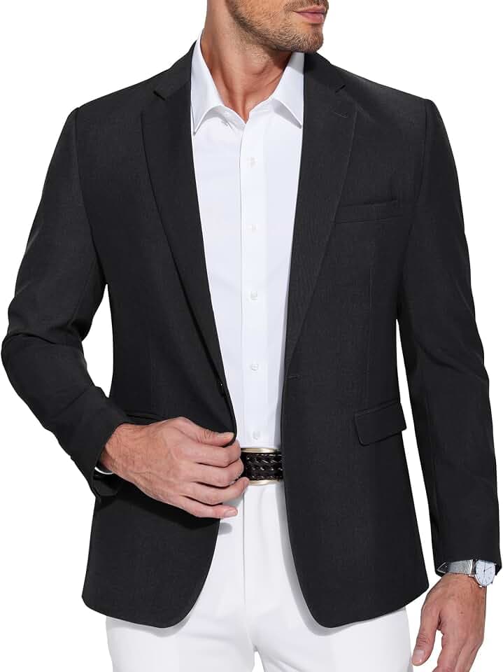 COOFANDY Herren Sakko Sportlich Blazer Business Freizeit Anzugjacken