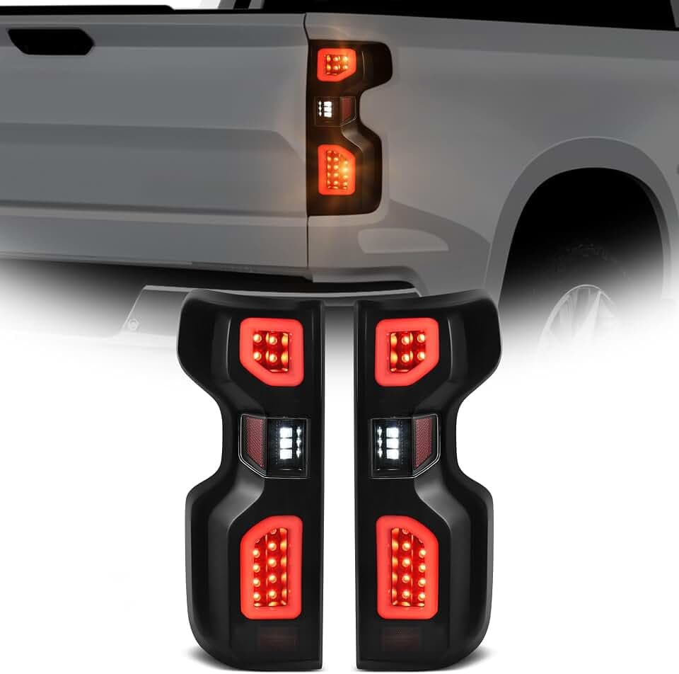AUTOSAVER88 Tail Lights Compatible with 2019-2023 Chevy Silverado 1500