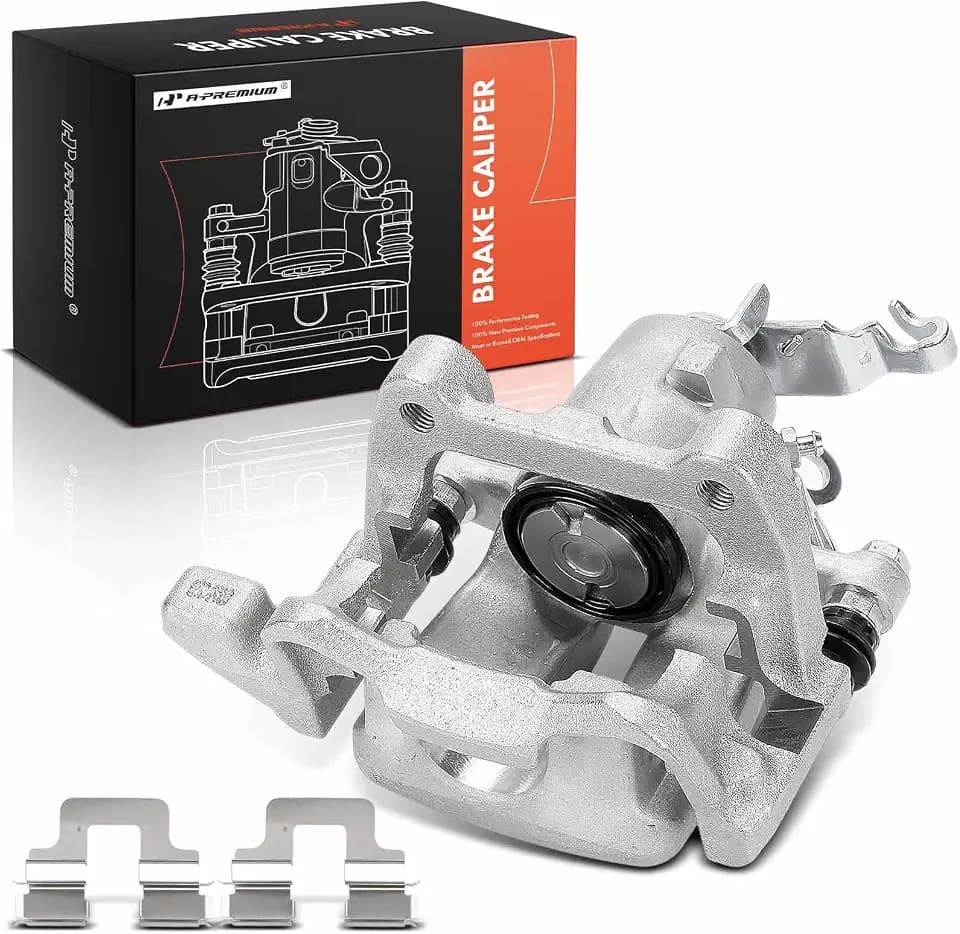 A-Premium Rear Right Passenger Side Disc Brake Caliper with Bracket