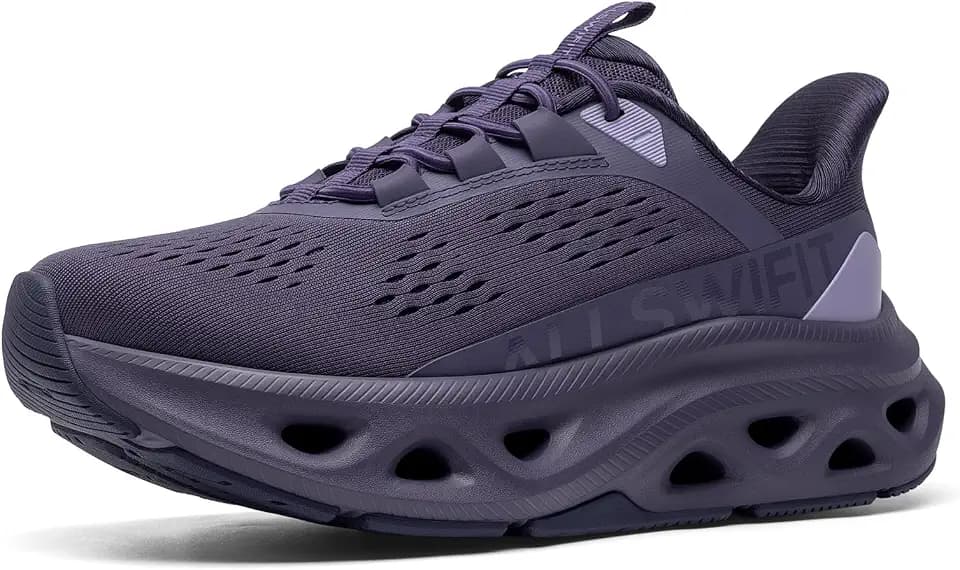 ALLSWIFIT Women's Slip On Cushioned Walking Fashion Sneaker