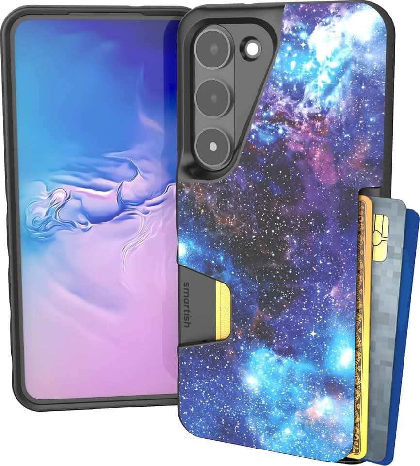 Smartish Galaxy S23 Wallet Case, Card Holder, Wallet Slayer Vol 1, Space