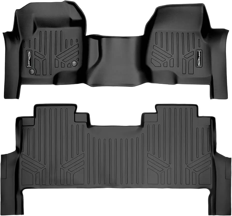 MAXLINER Custom Floor Mats 2 Row Liner Set Compatible with 2017-2025 Ford F-250
