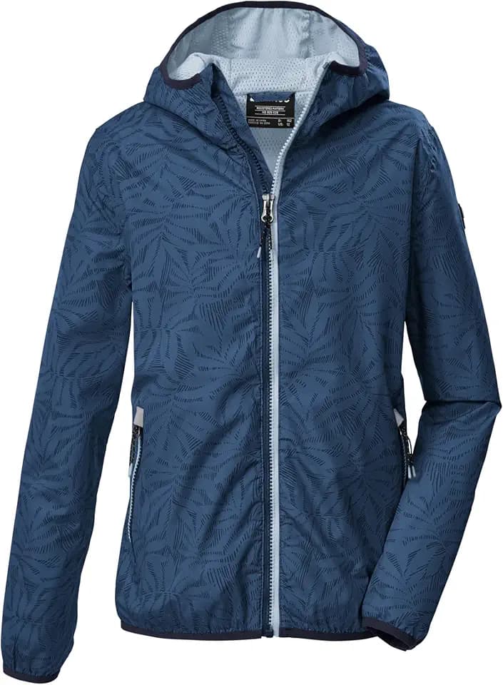 Killtec Mädchen Kos 163 Grls Jckt Funktionsjacke/Regenjacke wasserdicht mit Kapuze