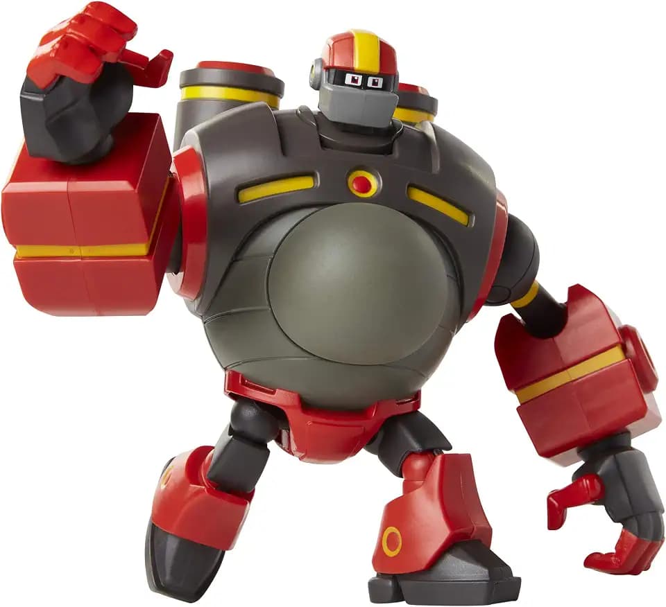 Mega Man Fully Charged 7 Inch Action Figure | Guts Man