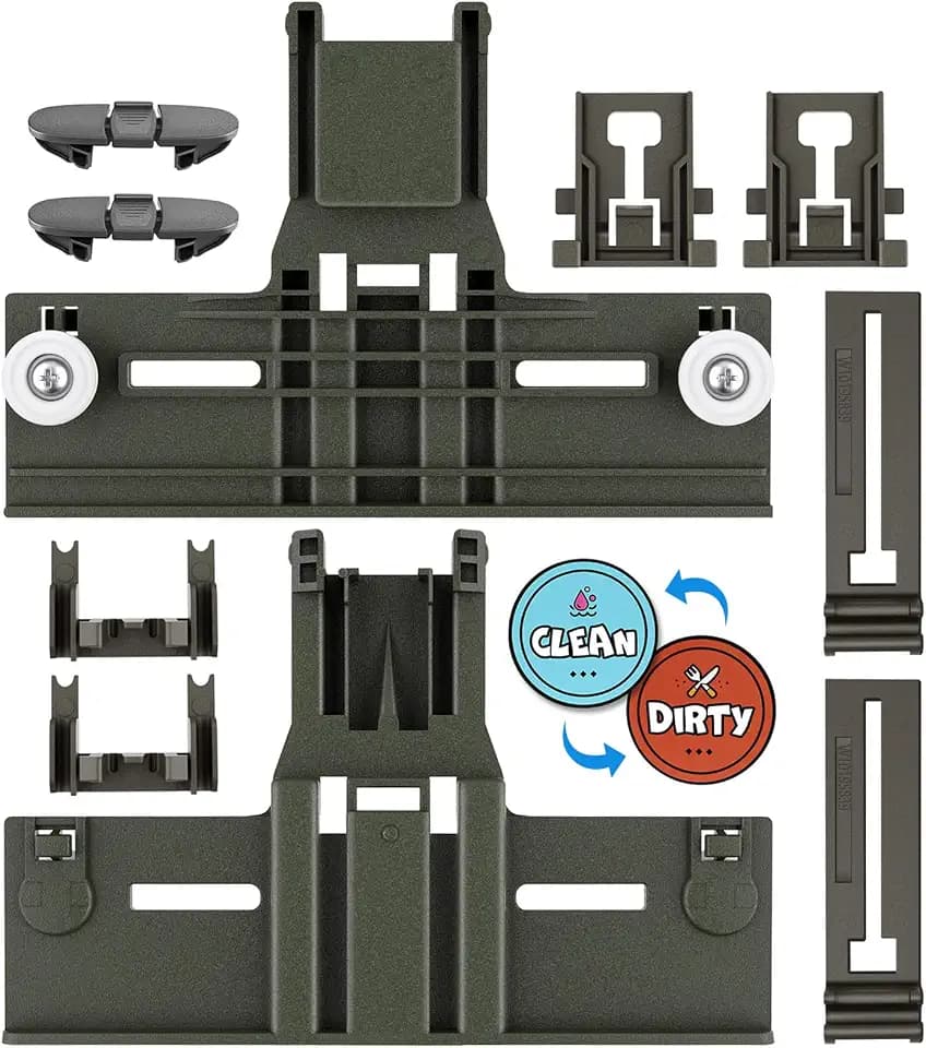 Upgraded W10350375 W10712395 Dishwasher Top Rack Adjuster Replacement Parts