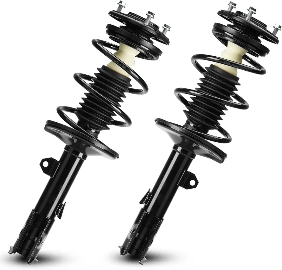 Front Strut Shock Assembly w/Coil Spring Compatible with Toyota Corolla 1.8L 2009 2010 2011 2012, for Matrix 1.8L L4 2011 2012 2013, Replace 472598 472597 (Set of 2)