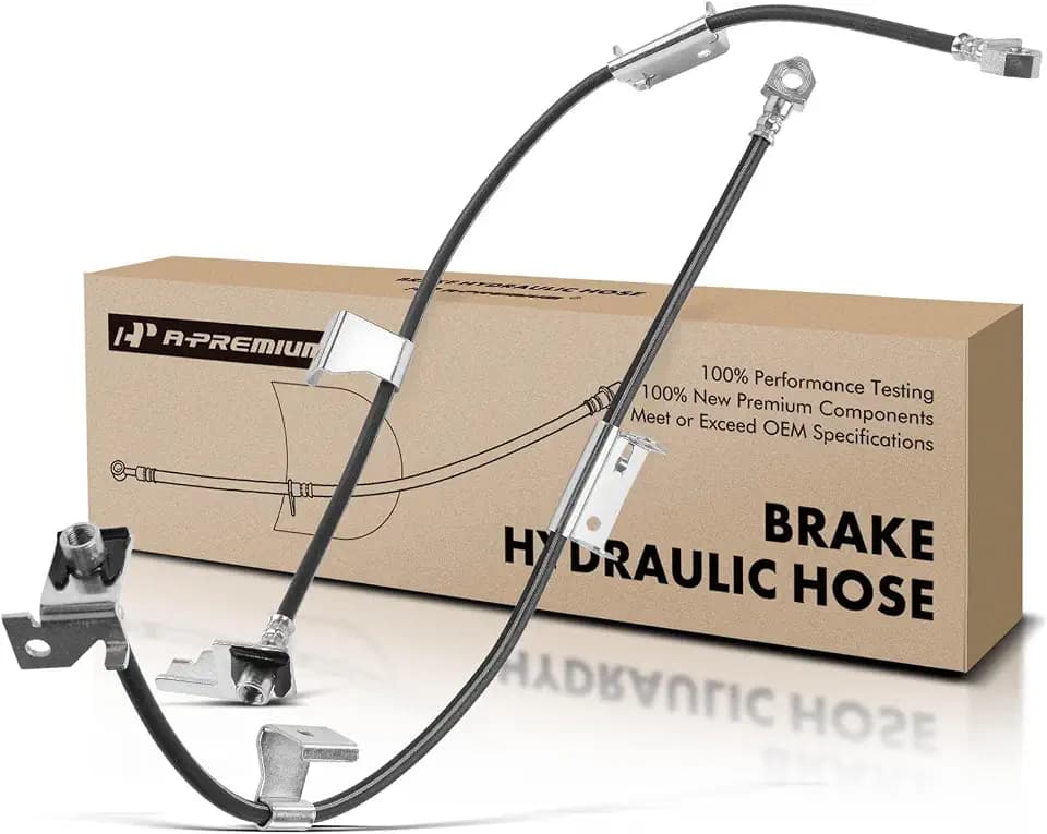 A-Premium Front Brake Hydraulic Hose Compatible with Chevy, GMC, Cadillac