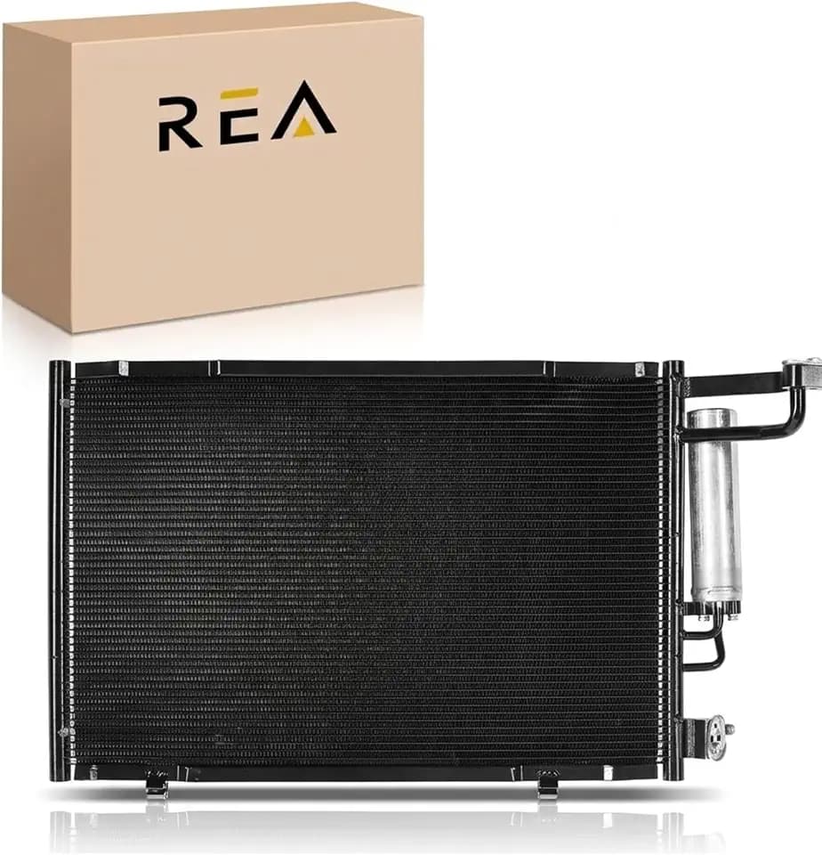 Air Conditioning A/C Condenser Compatible with Ford Fiesta 1.6L 2014-2019 Replace AV1Z19712B D2BZ19712E