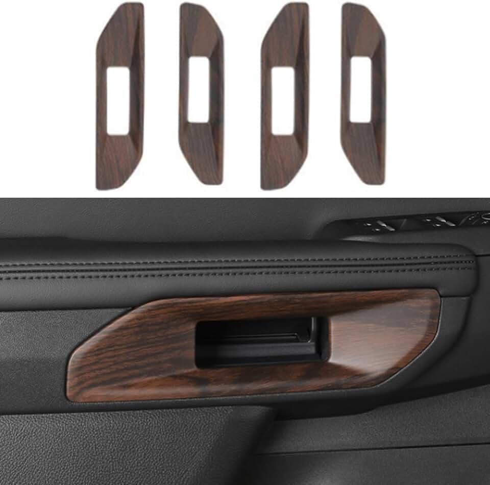 Interior Door Handrail Cover Trim Compatible with Ford Ranger 2024-2026