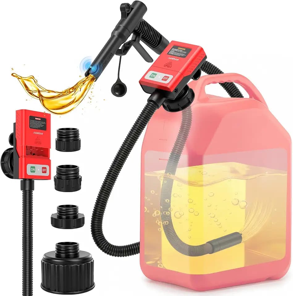 3.8 GPM Fuel Transfer Pump Battery Operated with Auto-Stop