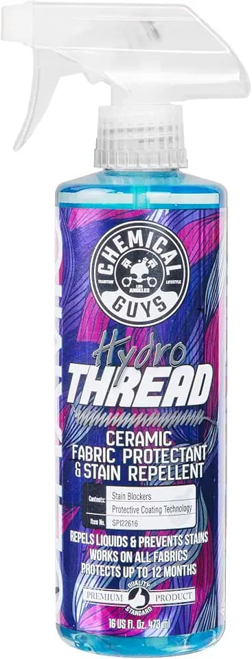 Chemical Guys, HydroThread Ceramic Fabric Protectant & Stain Guard, 16 oz