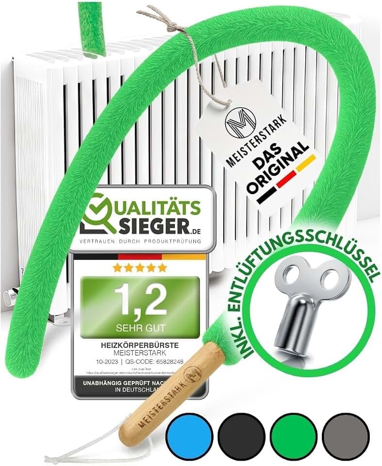 DIE ORIGINAL Heizungsbürste lang 115cmI Heizkörperbürste I Heizung Reinigen