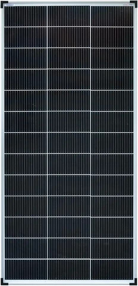enjoy solar® Monokristallines Solarpanel TOPCon-Technologie, 220W 12V- 25,5% Hocheffizienz, 210mm Solarzellen 18 Busbars Solarpanel ideal für Wohnmobil, Balkonanlage, Gartenhäuse, Boot