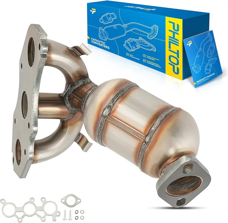 PHILTOP 16471 Rear Catalytic Converter Kit Direct-Fit Compatible with Lexus, Toyota ES350 2007-2018, Avalon 2005-2012, Camry 3.5L 2007-2017, Avalon 3.5L 2013-2017, Venza 3.5L 2009-2015 (EPA Compliant)