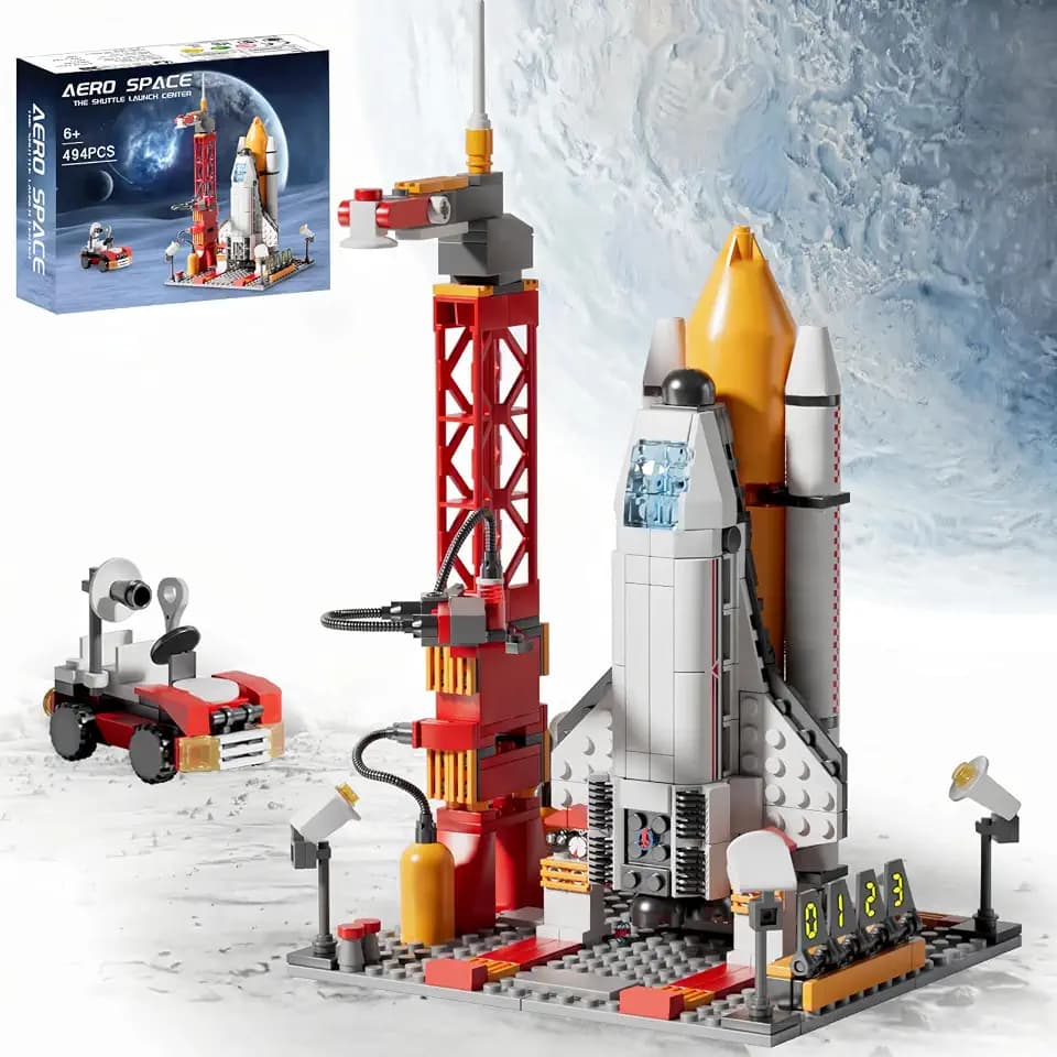 City Space Shuttle Weltraum Bauset für 8–14 Jahre Kinder, 521pcs