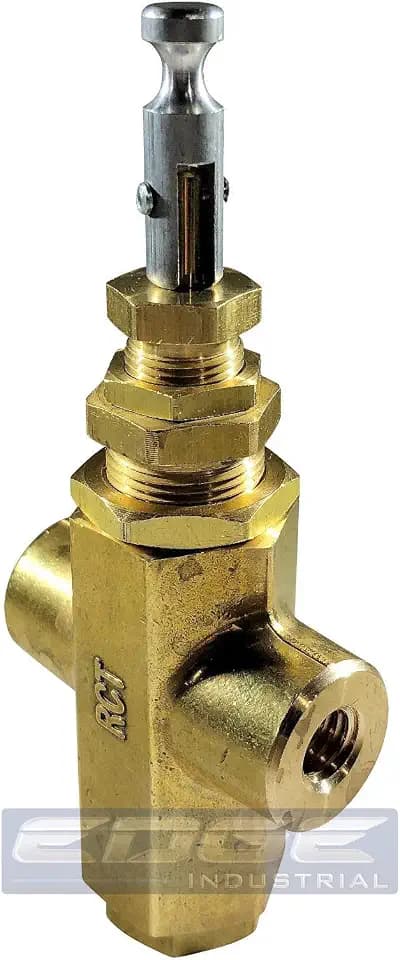 PILOT CROSS UNLOADER VALVE MOUNTING BOSS AIR COMPRESSOR, 1/4" FEMALE NPT FNPT (140-175 PSI)