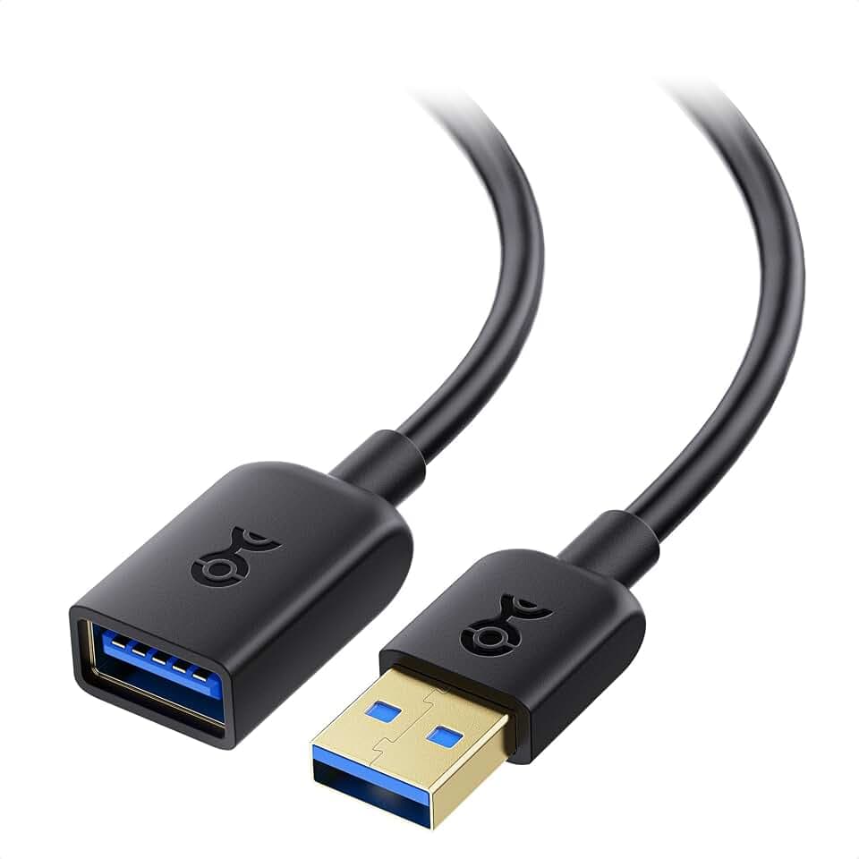 Cable Matters 5Gbps Long USB 3.0 Extension Cable, 10ft, Black