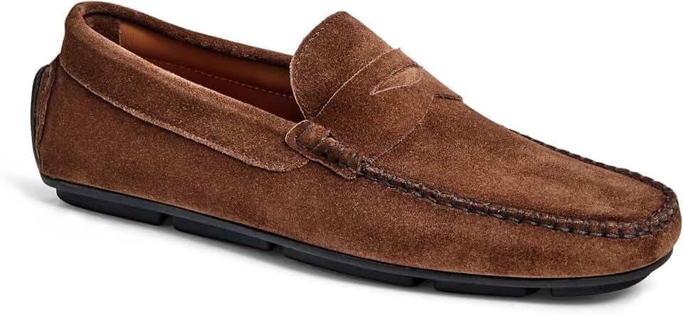 Bruno Magli Men's Taranto Driver Loafers, Leather Slip-On Shoes