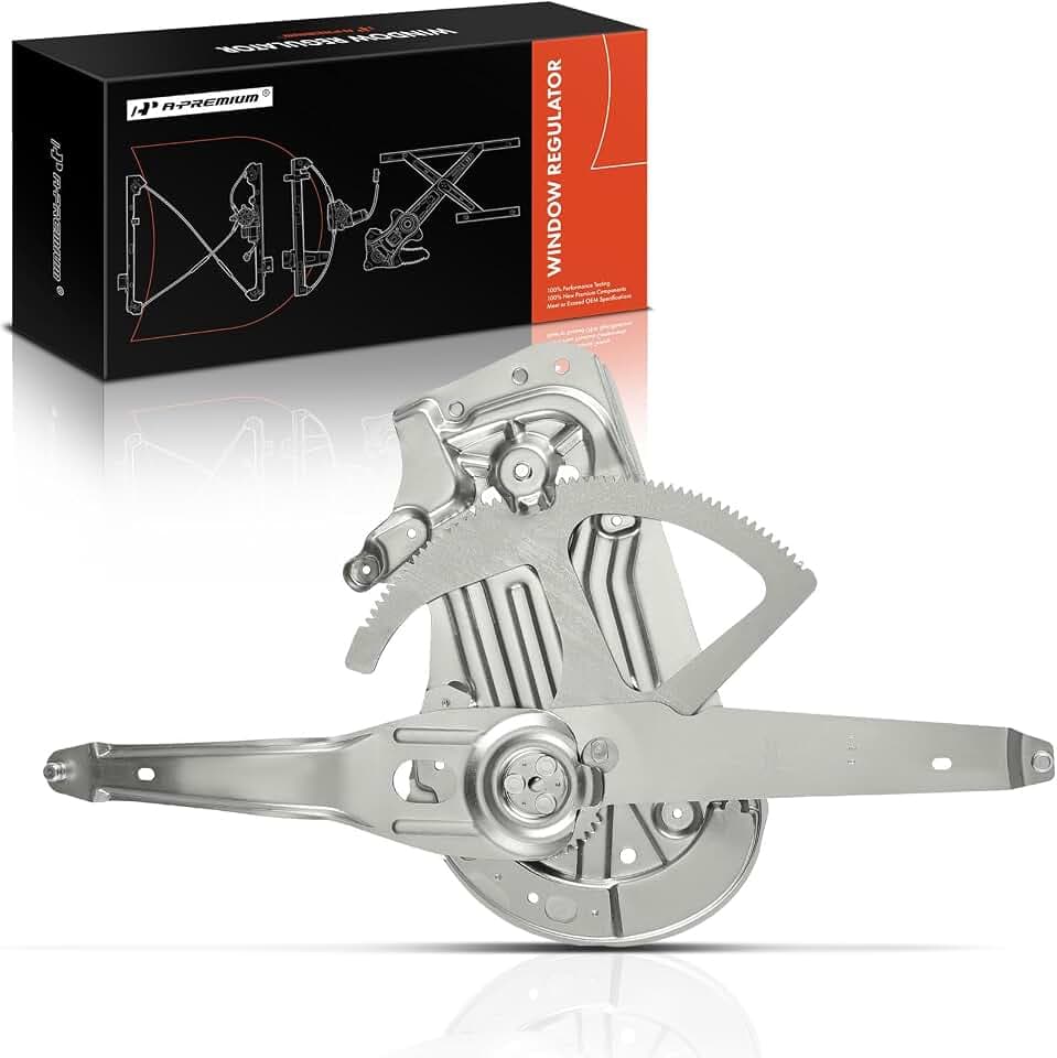 A-Premium Power Window Regulator Front Driver Side Compatible with Volvo