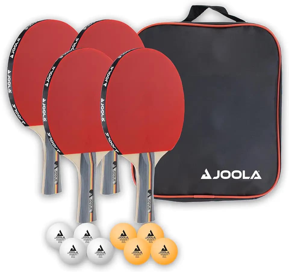 JOOLA Tischtennisset Team School mit Schläger, Bälle & Hülle