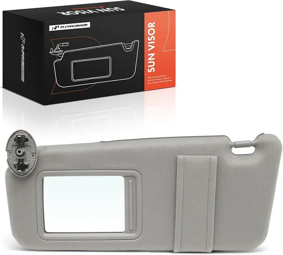A-Premium Left Driver Side Sun Visor Compatible with Toyota Camry 2007-2011