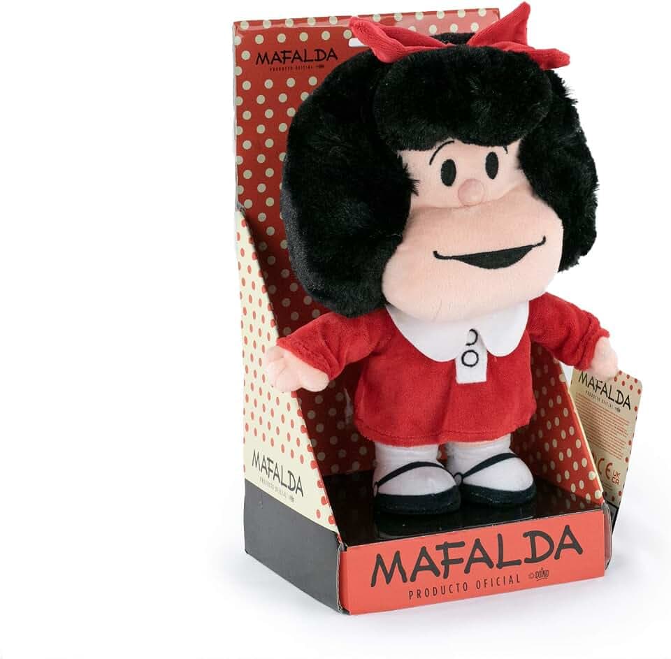 Mafalda - Plüsch Mafalda 27 Cm - Superweiche Qualität (Display, Rot)