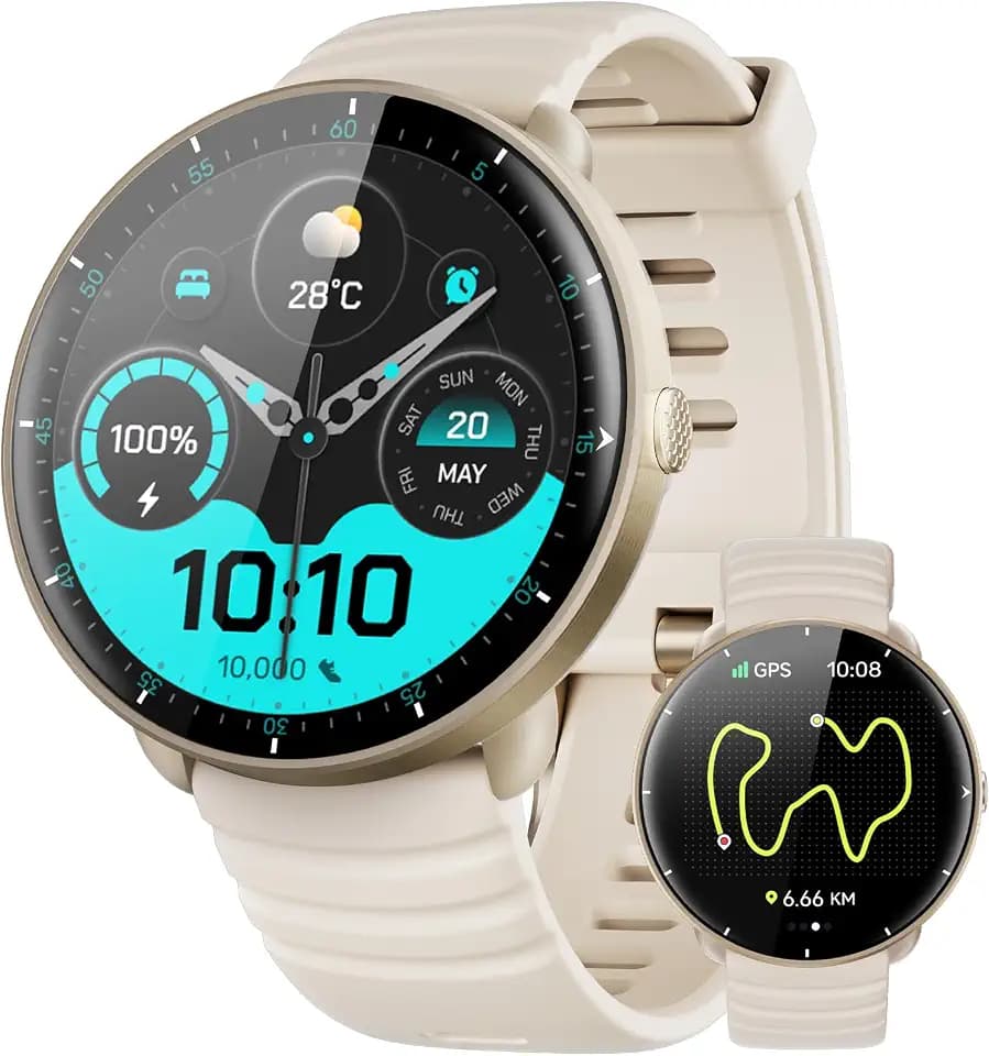 Parsonver Smartwatch Eingebautem GPS, Schwimmuhr für Pool/Offenen Gewässer