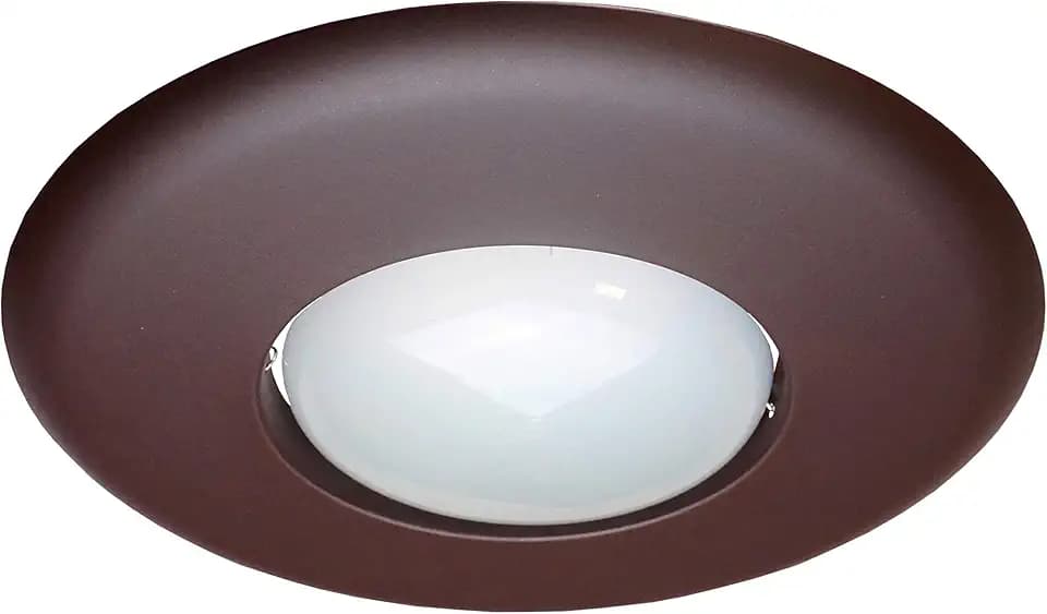 NICOR Lighting 6 inch Oil-Rubbed Bronze Recessed Open Trim Designed for 6 inch Housings (17508OB)