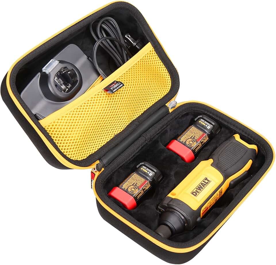 FBLFOBELI Hard Carrying Case for DEWALT 8V MAX Cordless Screwdriver Kit Gyroscopic DCF682N1 (Case Only)