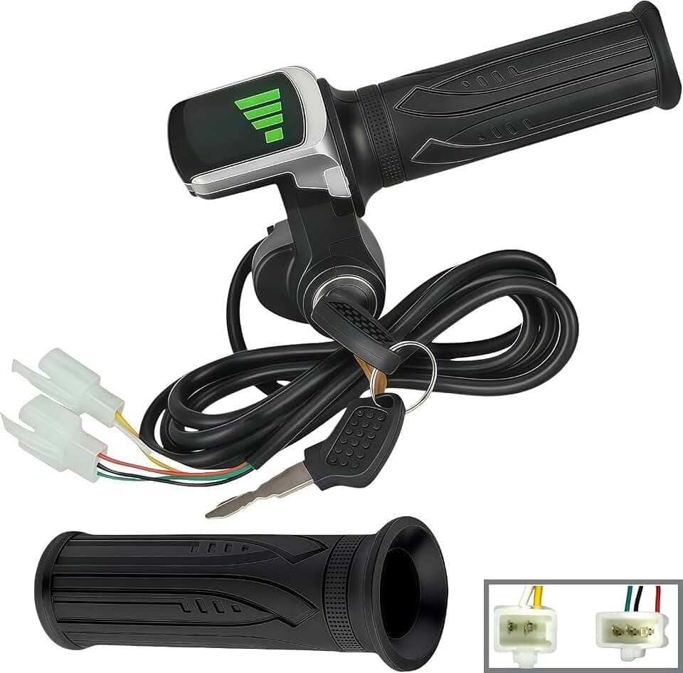 48V Ebike Full Twist Throttle, with LED Display with Key Lock