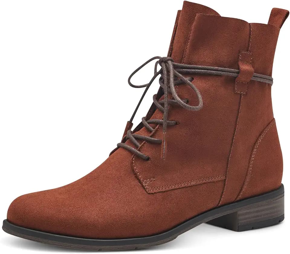 MARCO TOZZI Damen Stiefeletten zum Schnüren Flach Winter