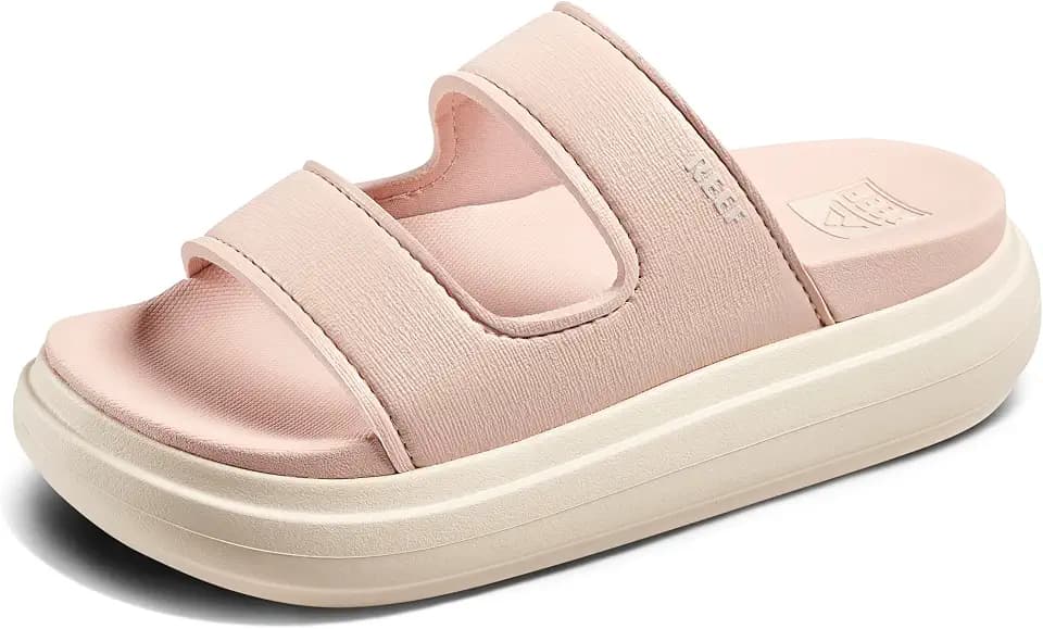REEF Cushion Bondi 2 Bar Women's Slide Sandal, Lightweight and Supportive Footbed, Water Friendly