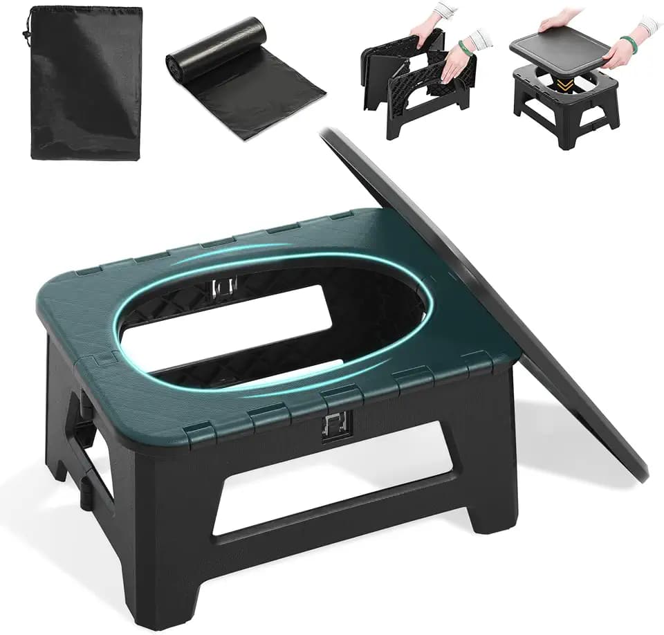 In-car Portable Toilet Collapsible Potty, Emergency Toilet
