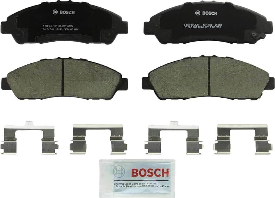 BOSCH BC1280 QuietCast Premium Ceramic Disc Brake Pad Set - Front