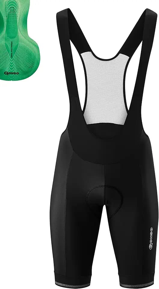 Gonso Sitivo Bib, Kurze Herren Träger-Radhose, Sitivo Comfort Sitzpolster