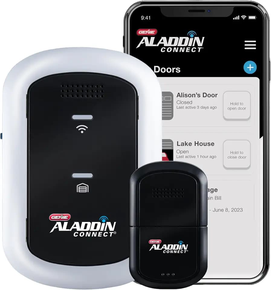 Genie Aladdin Connect Smart Garage Door Controller, Single Door Kit ALKT2-R
