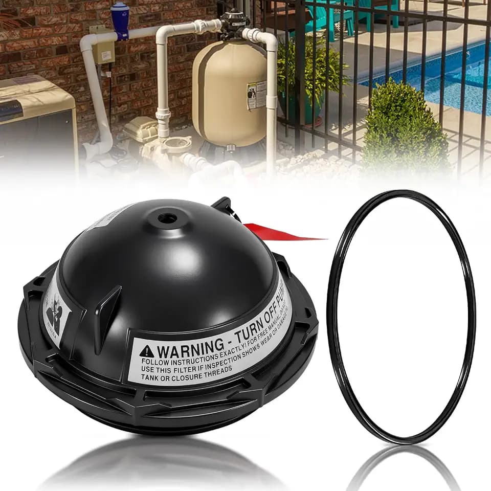 6" Buttress Thread Closure Fits for Pentair Triton ii TR40 TR60 TR100 TR140 Sand Filter (After Dec 1, 1991), Replace 152519Z 154570 Tank Sand Filter Lid with O-Ring