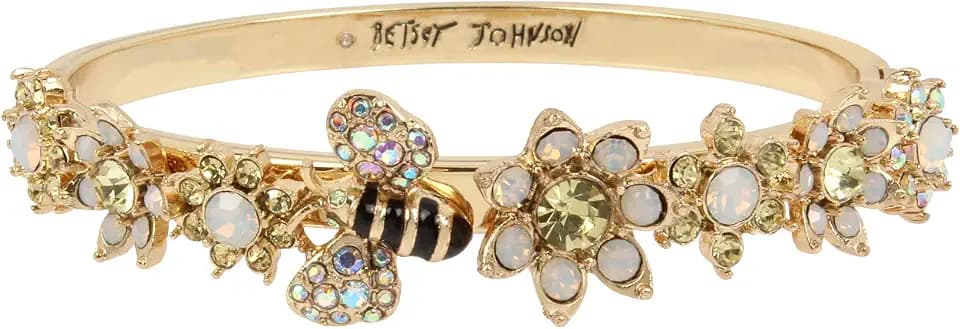 Betsey Johnson Womens Motif Bangle Bracelet