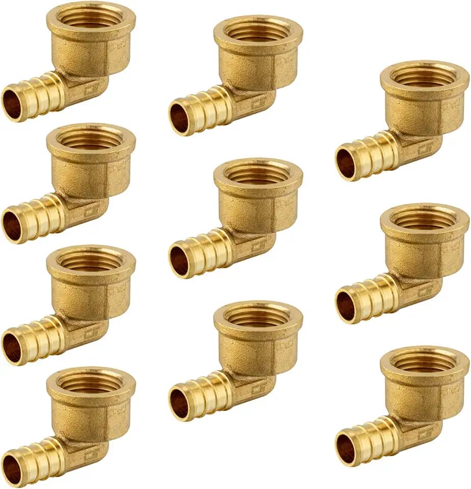 10-PACK EFIELD Pex 1/2"x 1/2" Female Elbow(PEX1807106-10)