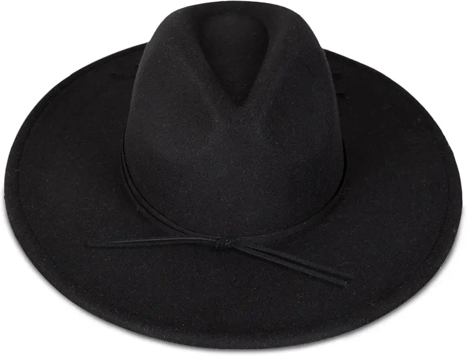 Lucky Brand Womens Ranger Hat | Wide Brim | Felt | Rancher | Americana | Western Inspired | Classic | Fashion | Cowboy