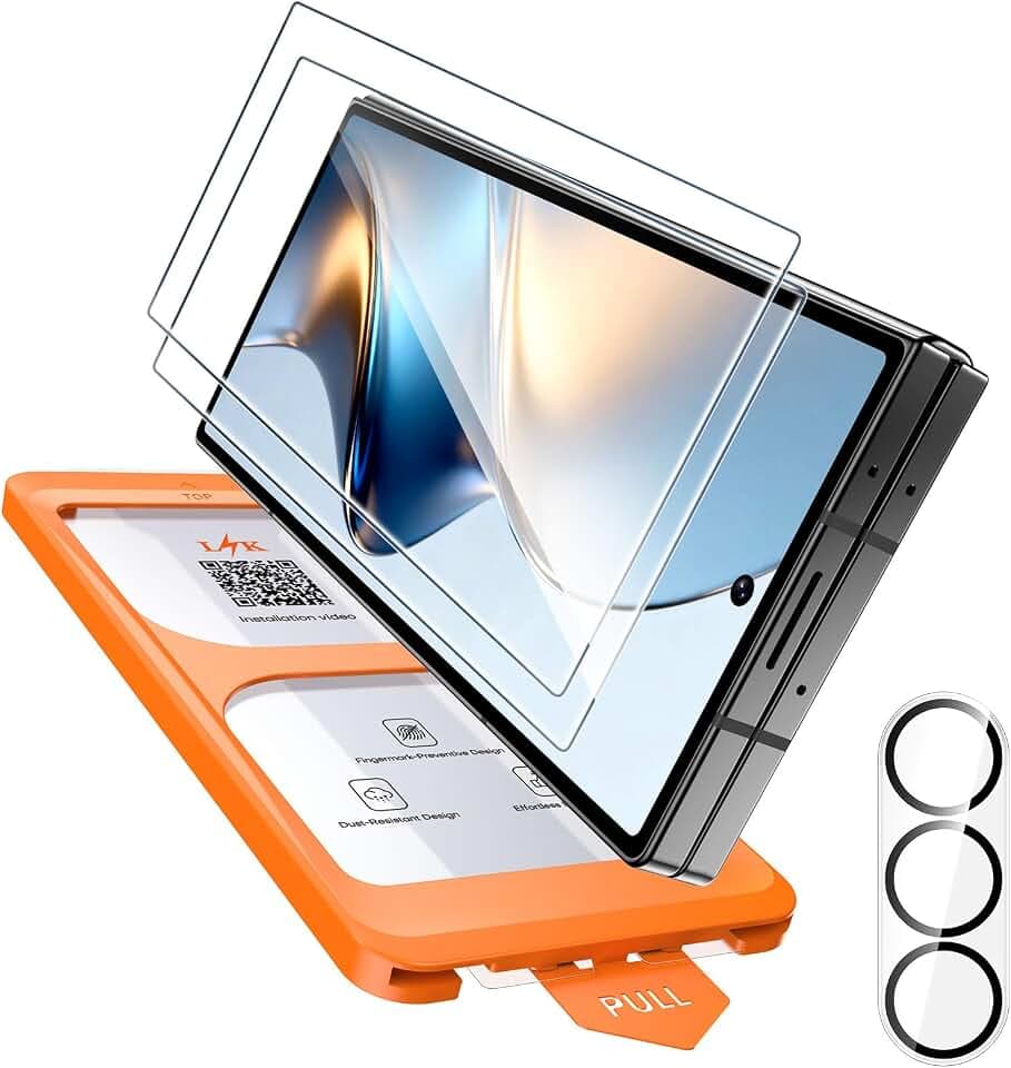 LϟK für Samsung Galaxy Z Fold 8 Ultra Panzerglas mit Kameraschutz - 2 Stück
