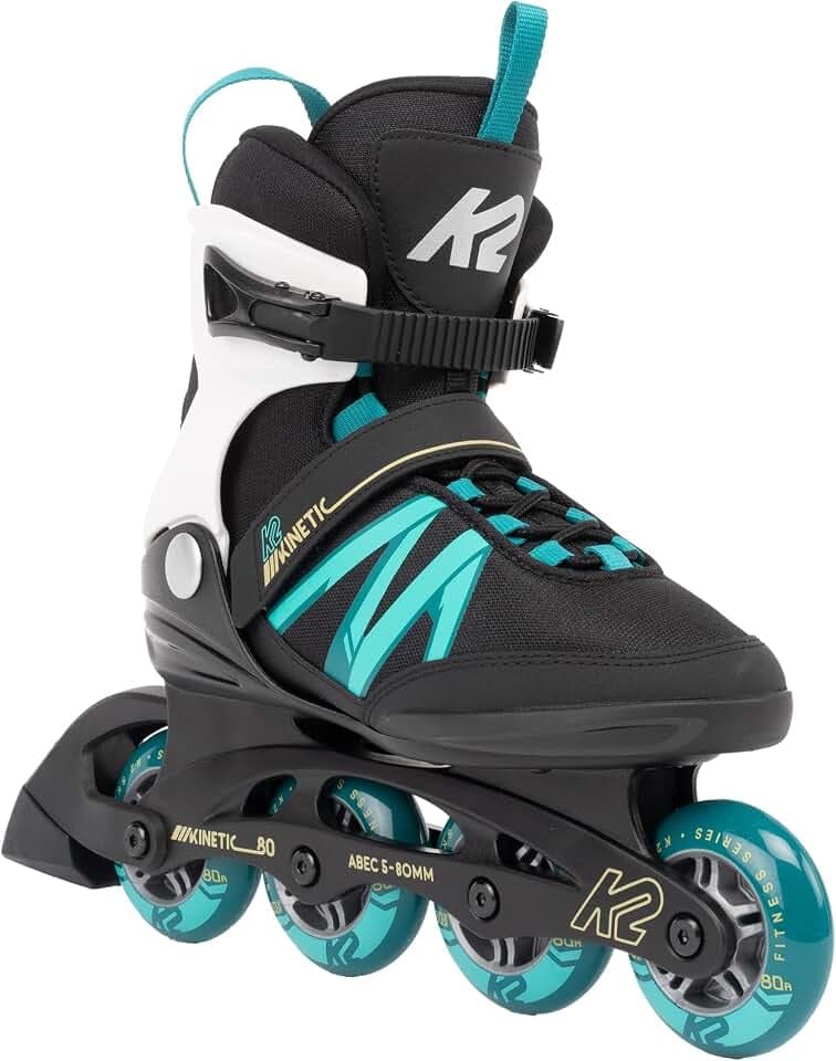 K2 Kinetic 80 Women's Inline Skates, Breathable & Comfortable Original Softboot Skates for Women